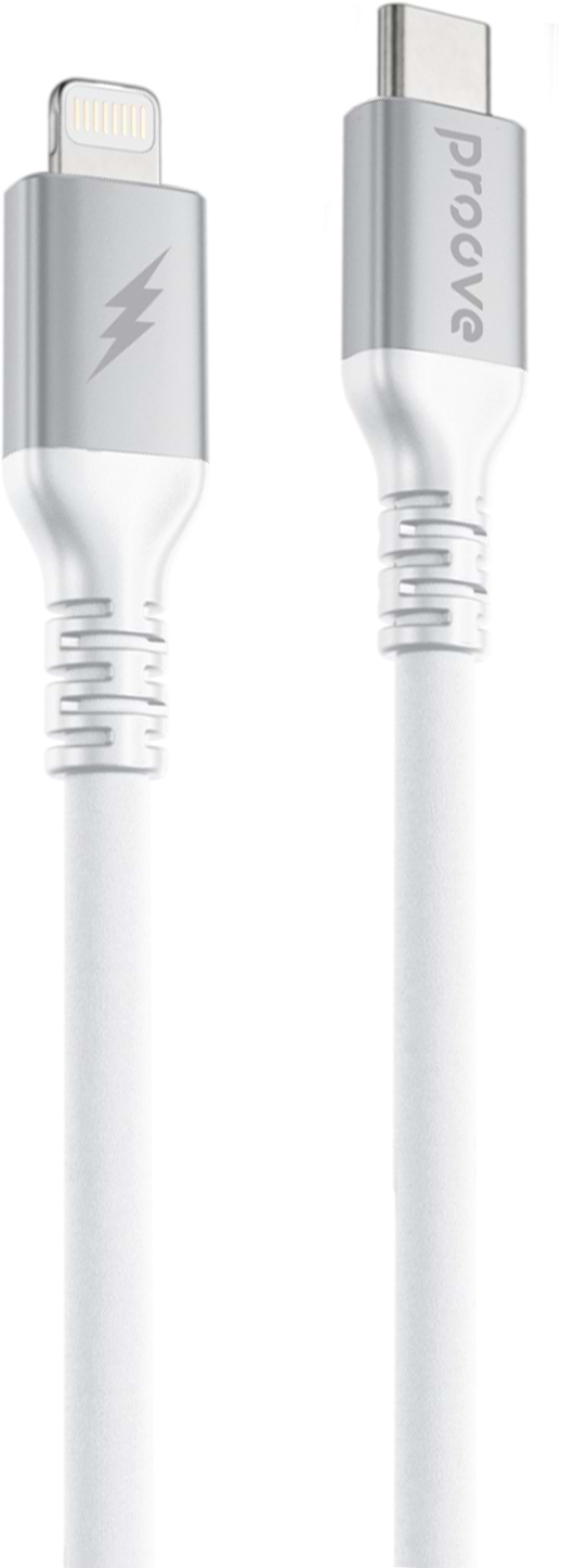 Кабель Proove ReGen Silicone Type-C to Lightning 27W (2m) white (CCRS60002122)